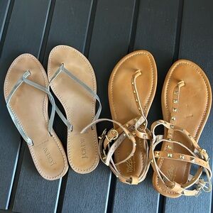 J crew and mossimo sandals